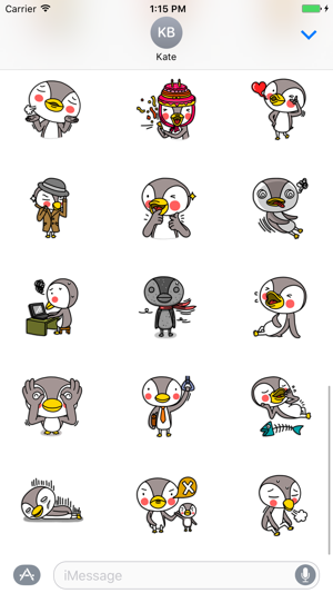 Kayne The Duck Stickers Pack