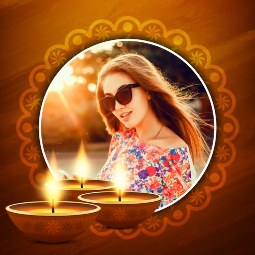New Year Photo Frame: Diwali & Christmas Frames