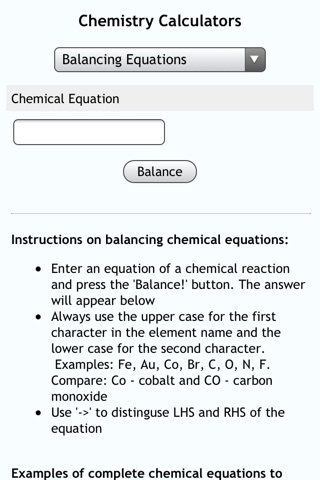 Chemistry Calcs screenshot 4