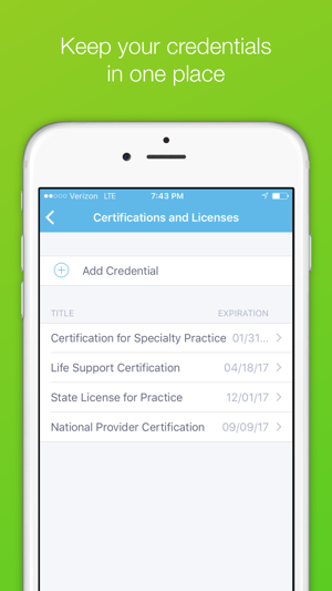 Proficient - Medical credentials in your pocket(圖2)-速報App