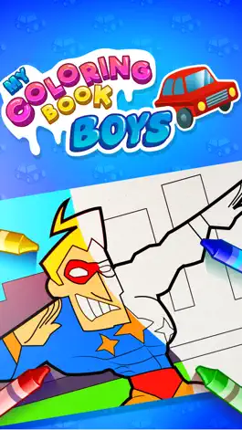 Game screenshot My Coloring Book: Boys - Fun Drawing Game mod apk
