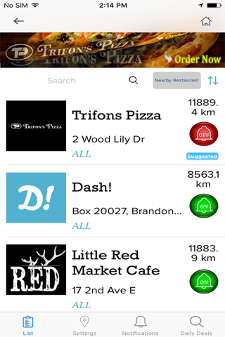 Dash Mobile Dining and Entertainment screenshot 2