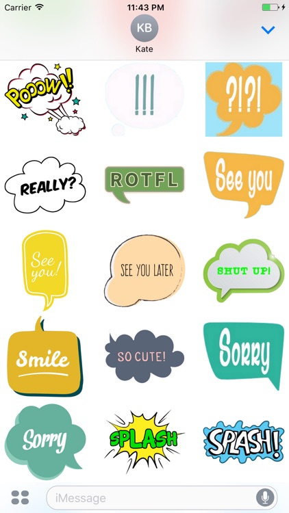 Say Something Stickers