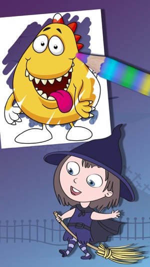 Halloween coloring pages – Paint monsters & zombie(圖2)-速報App