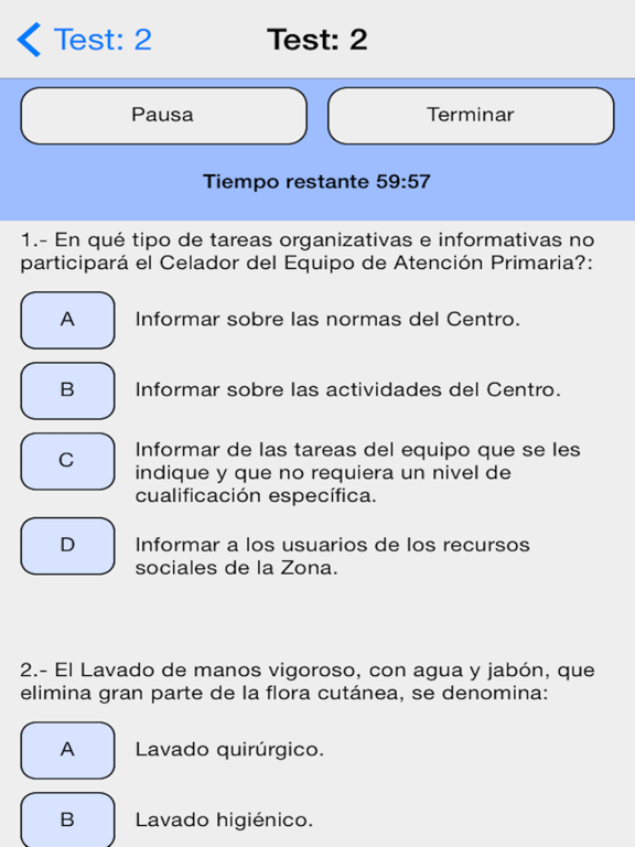 Medicina General Test screenshot 3