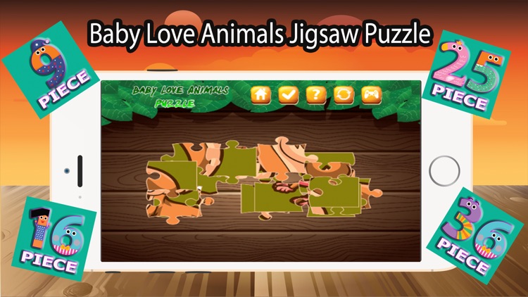 Baby Love Animals Jigsaw Puzzle screenshot-3