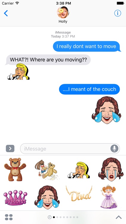 BFF Essentials – Girly Emoji Stickers for iMessage