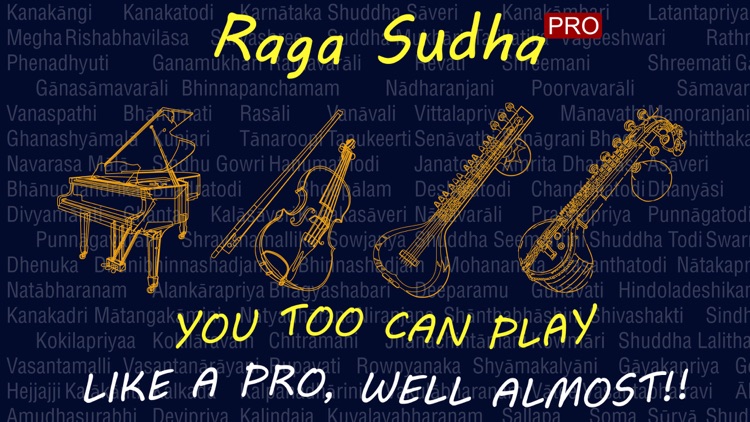 RagaSudha Pro - Indian raga music for all