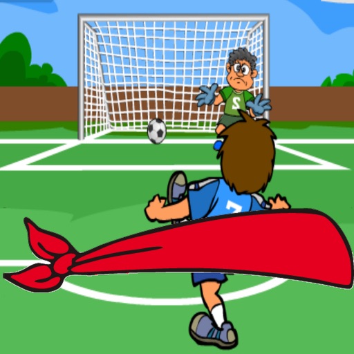 Blindfold Soccer Kick Icon