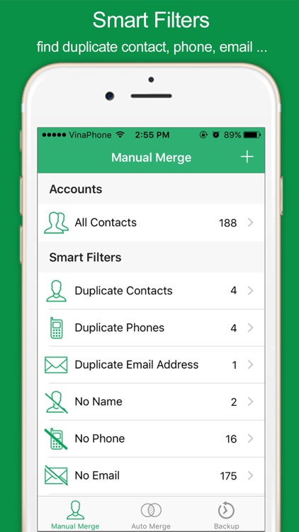 Contact manager – cleanup & merge duplicate