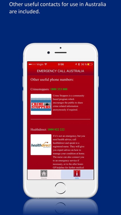 EMERGENCY CALL AUSTRALIA: Call 000 & Contacts screenshot-3