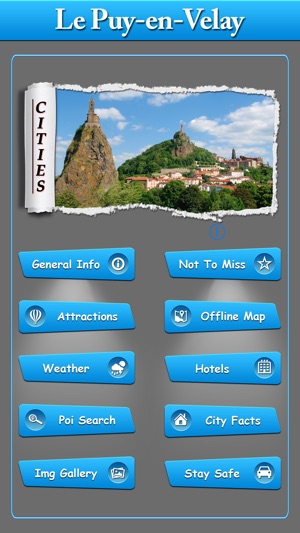 Le Puy-en-Velay Offline Map Travel Guide(圖1)-速報App