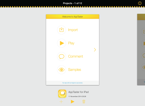 App Taster - Play mockups, wireframes, and prototypes designed in App Cooker Utilities