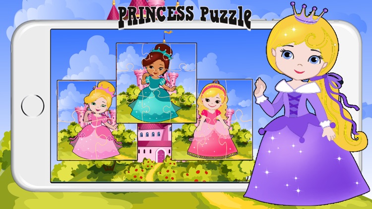 Play Fairy & Princess Cartoon Jigsaw Puzzle Kids