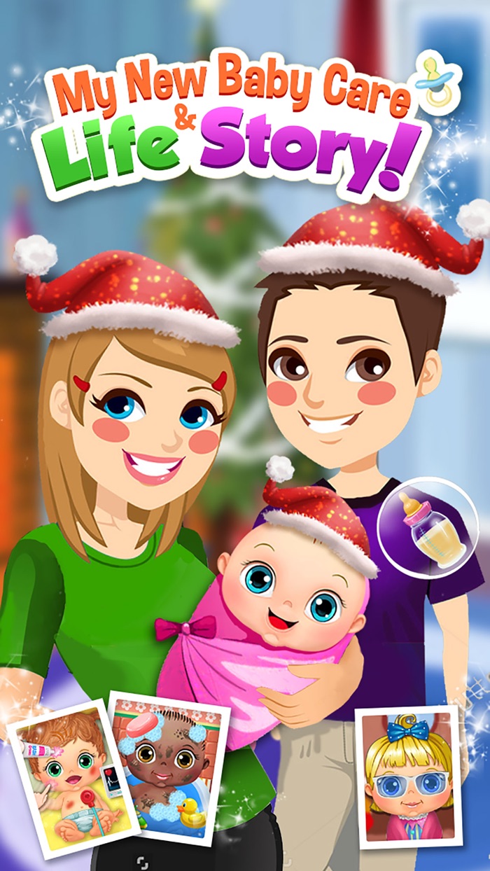 My New Baby Life Story - Newborn Care Dressup Game
