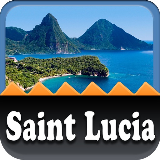 St. Lucia Offline Map Travel Guide