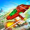 guerre libre pixel réservoir et hélicoptère jeux de tir