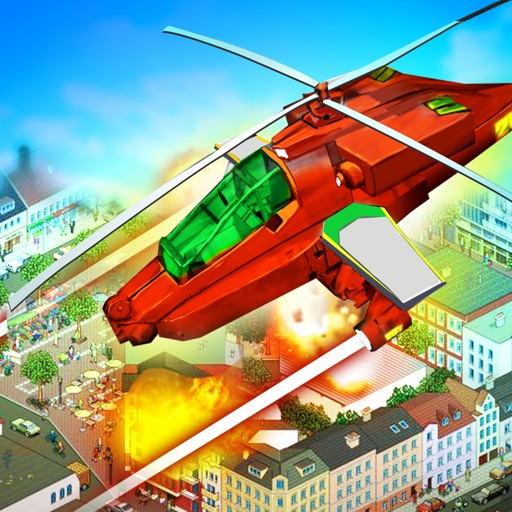 Pixel War-free tank & helicopter shooting games iOS App