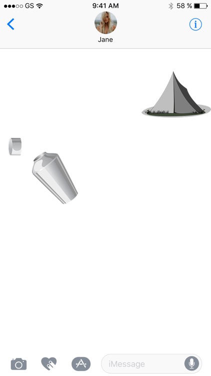 Camping Stickers for iMessage