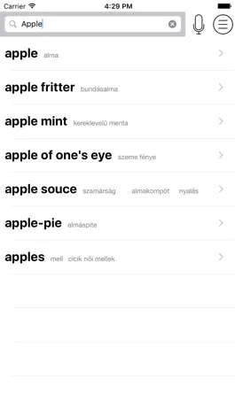 Game screenshot Hungarian English Dictionary - HuEngDict mod apk