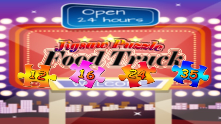 Food Truck Jigsaw Puzzle For Kids Free screenshot-3