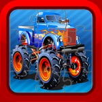 Monster Truck Cartoon Jigsaw Puzzle Games for Kids