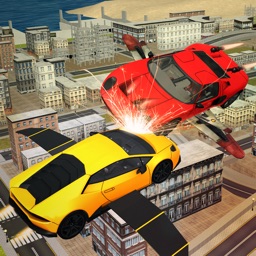 Flying Sport Car Extreme Real Racing 3d simulator