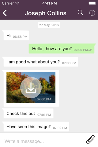 SparkChat Messenger - náhled