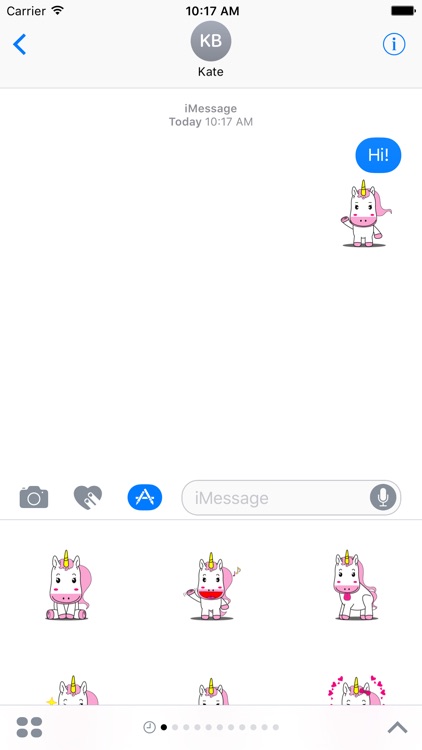 Unicorn Sweet Sticker screenshot-3