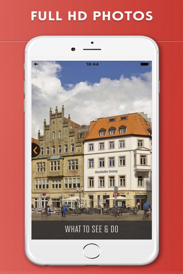 Münster Travel Guide with Offline City Street Map screenshot 2