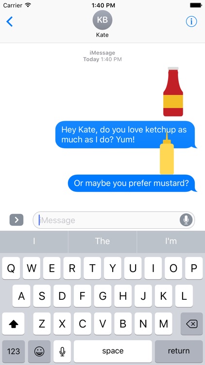 Condiments Sticker Pack for iMessage screenshot-3