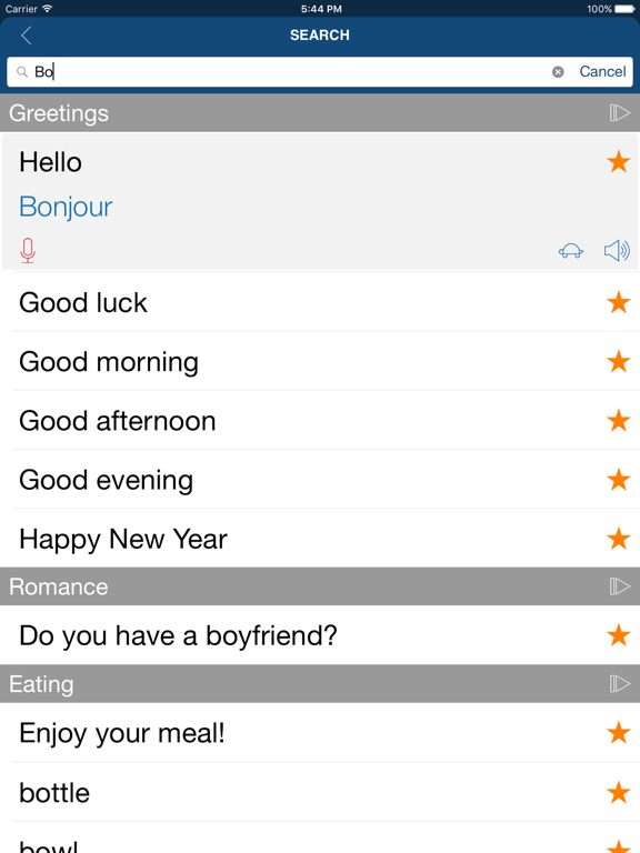 Learn French Phrases & Words screenshot