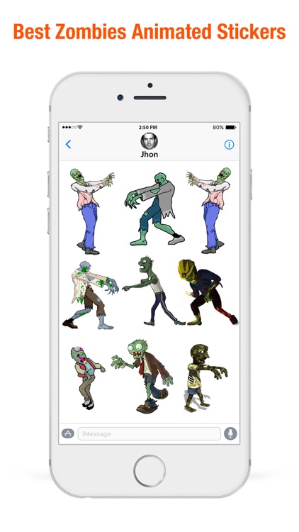 Zombies Stickers for iMessage