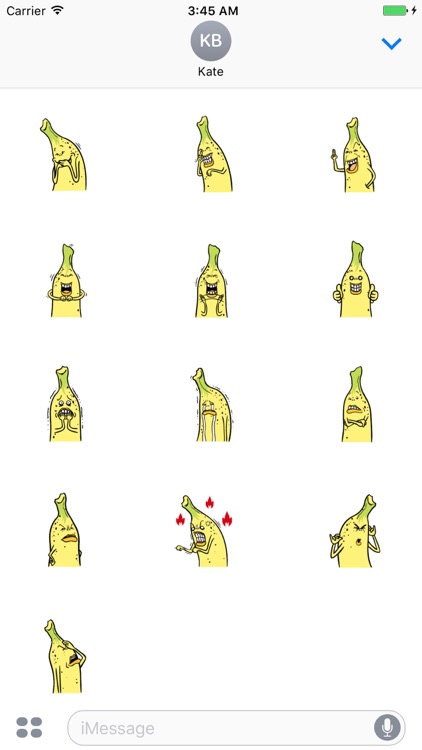 Crazy Banana Stickers