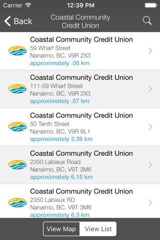 Coastal Community ATM Locator screenshot 4