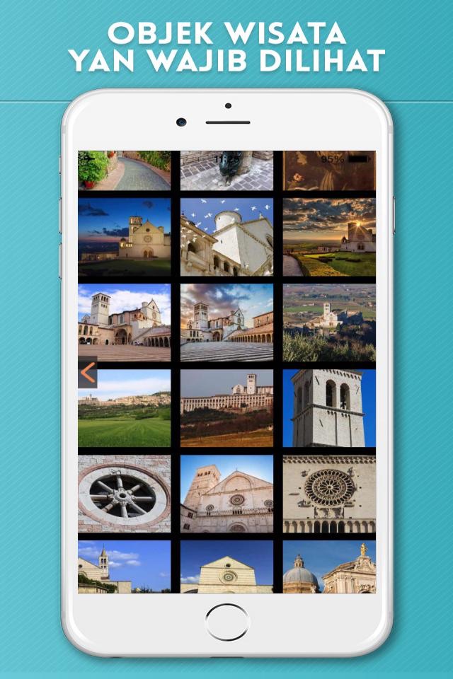 Assisi Travel Guide with Offline City Street Map screenshot 4