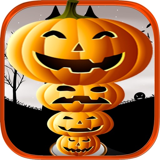Creepy Funny Halloween Pumpkin Tower Stack LX icon