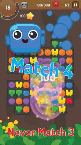 Game screenshot Monster Match 4 - Never Match 3 apk