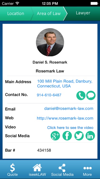 iseekLAW: #1 Lawyer, Attorney & Law Firm Directory screenshot-4