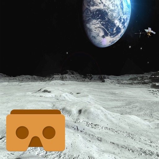 VR Moon Journey 3D Icon