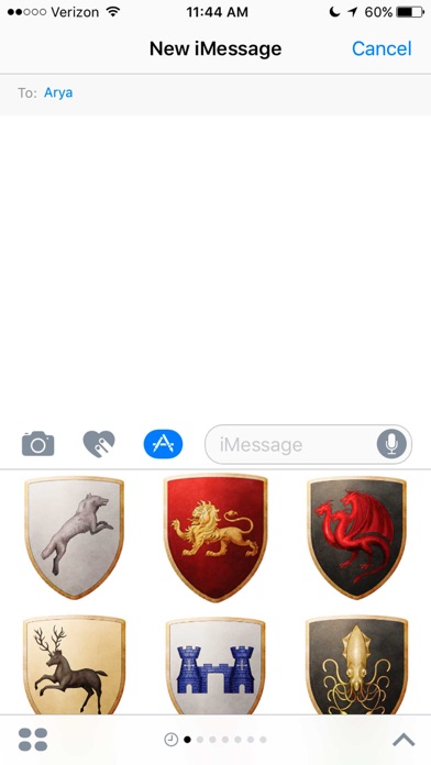 How to cancel & delete George R. R. Martin Stickers from iphone & ipad 1