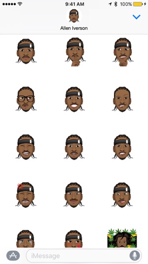 Allen Iverson ™ by Moji Stickers(圖2)-速報App