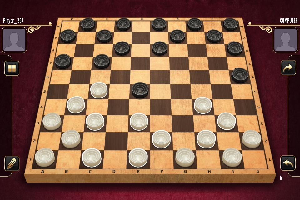 checkers board game online