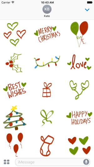 Christmas sticker - holiday stickers for iMessage(圖2)-速報App