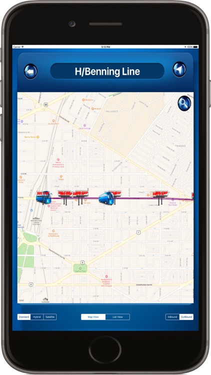 DC Streetcar USA where is the Bus