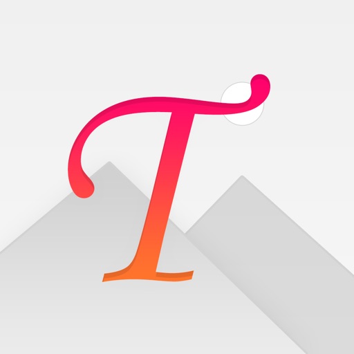 Type Lite - text on image, custom fonts & blending iOS App