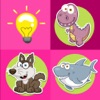 Icon Dinosaur animals friend pair matching game for kid