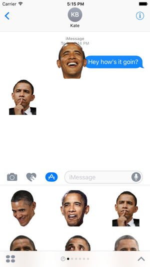 Obamoji - Obama Emoji Stickers(圖1)-速報App