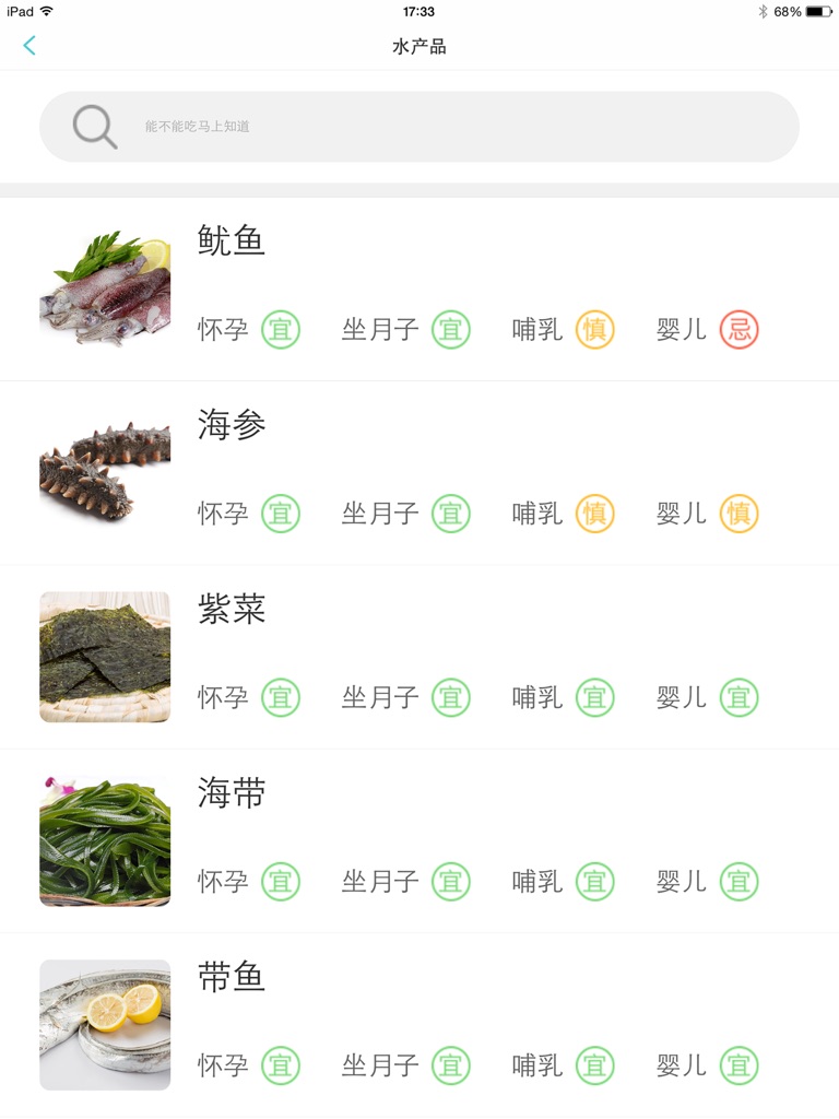 【图】能不能吃—怀孕坐月子哺乳育儿必备(截图3)