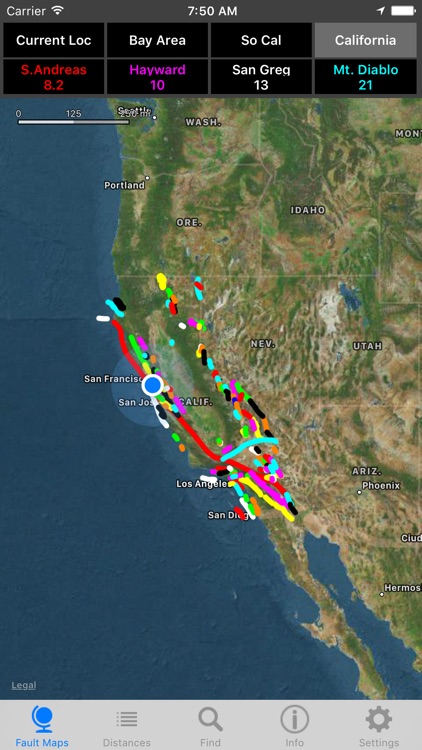 California Earthquake Faults screenshot-3